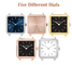 Slim Quartz Square Watch , Mesh Band Quartz Watch Silver / Gold / Rose Gold Color