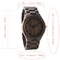 OEM Wooden Wrist Watch Analog Dial Display RoHS certification