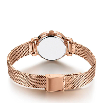 Bracelet Mesh Band Ladies Alloy Quartz Watch Waterproof Minimalist Watches